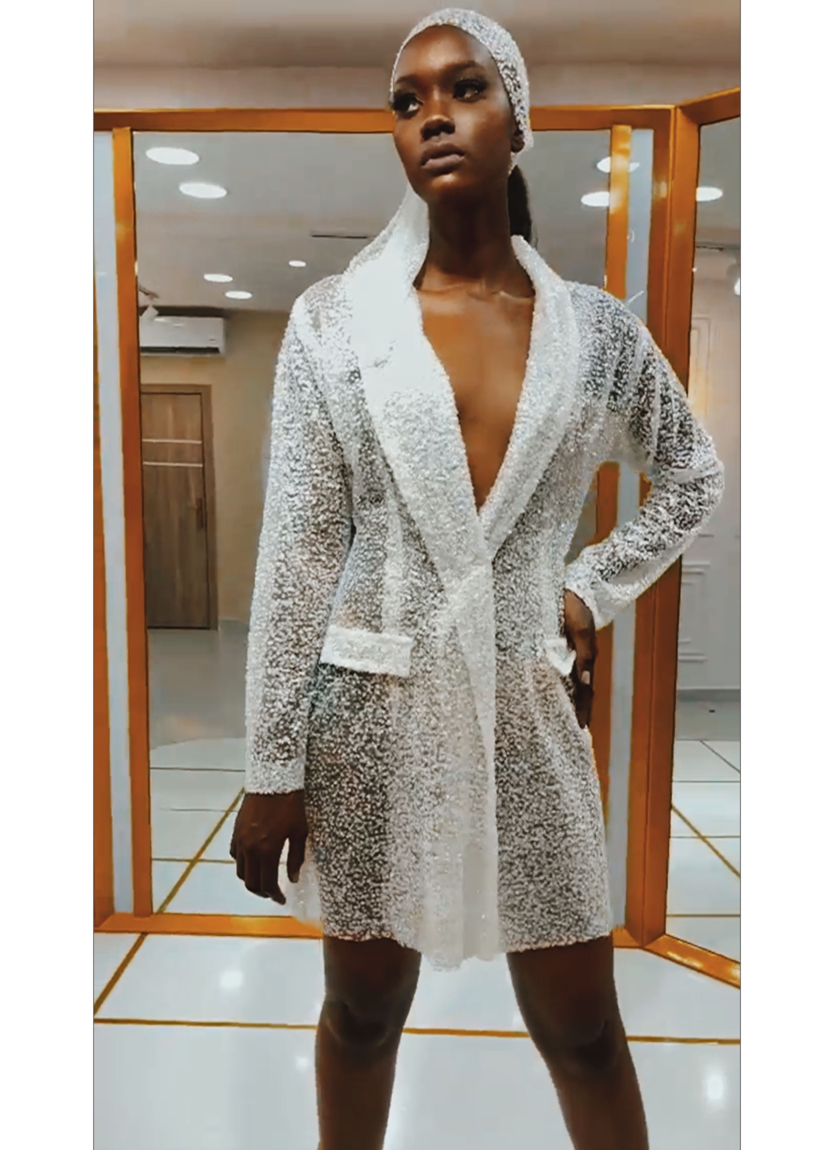 SPARKLE BLAZER DRESS
