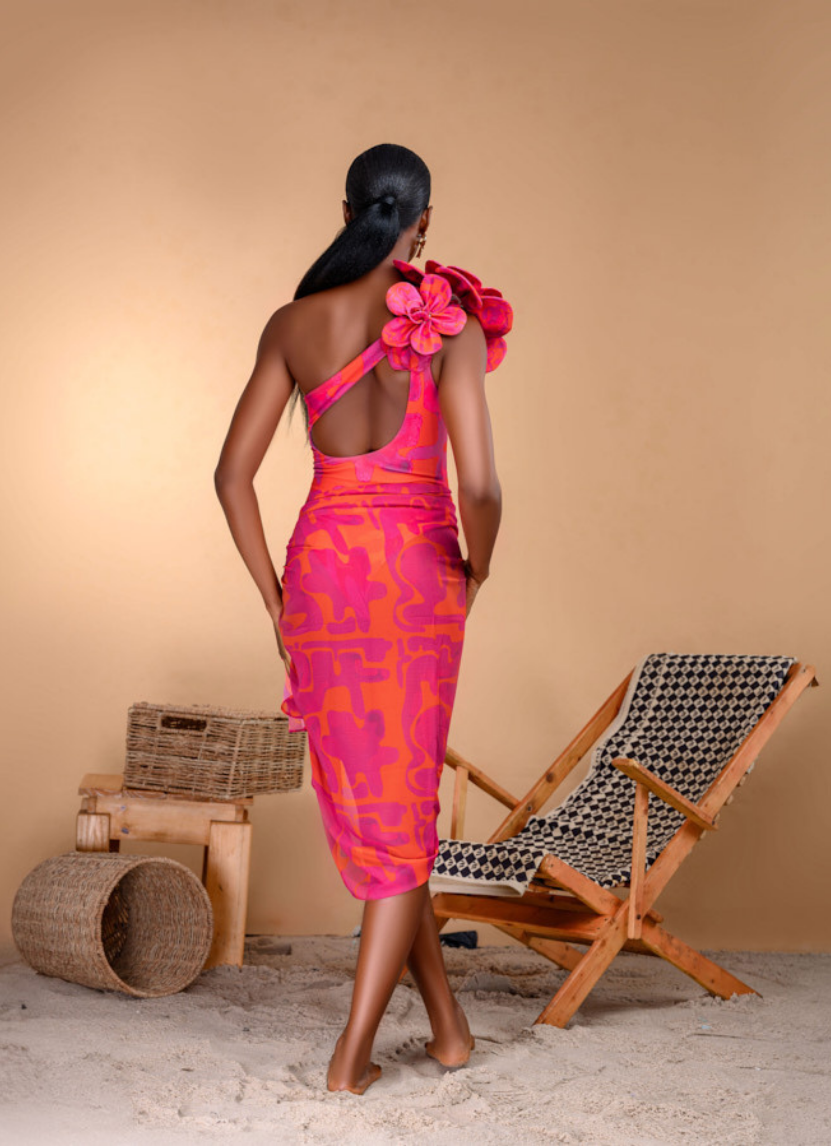 MATOPEDA JIGSAW SWIMSUIT - PINK