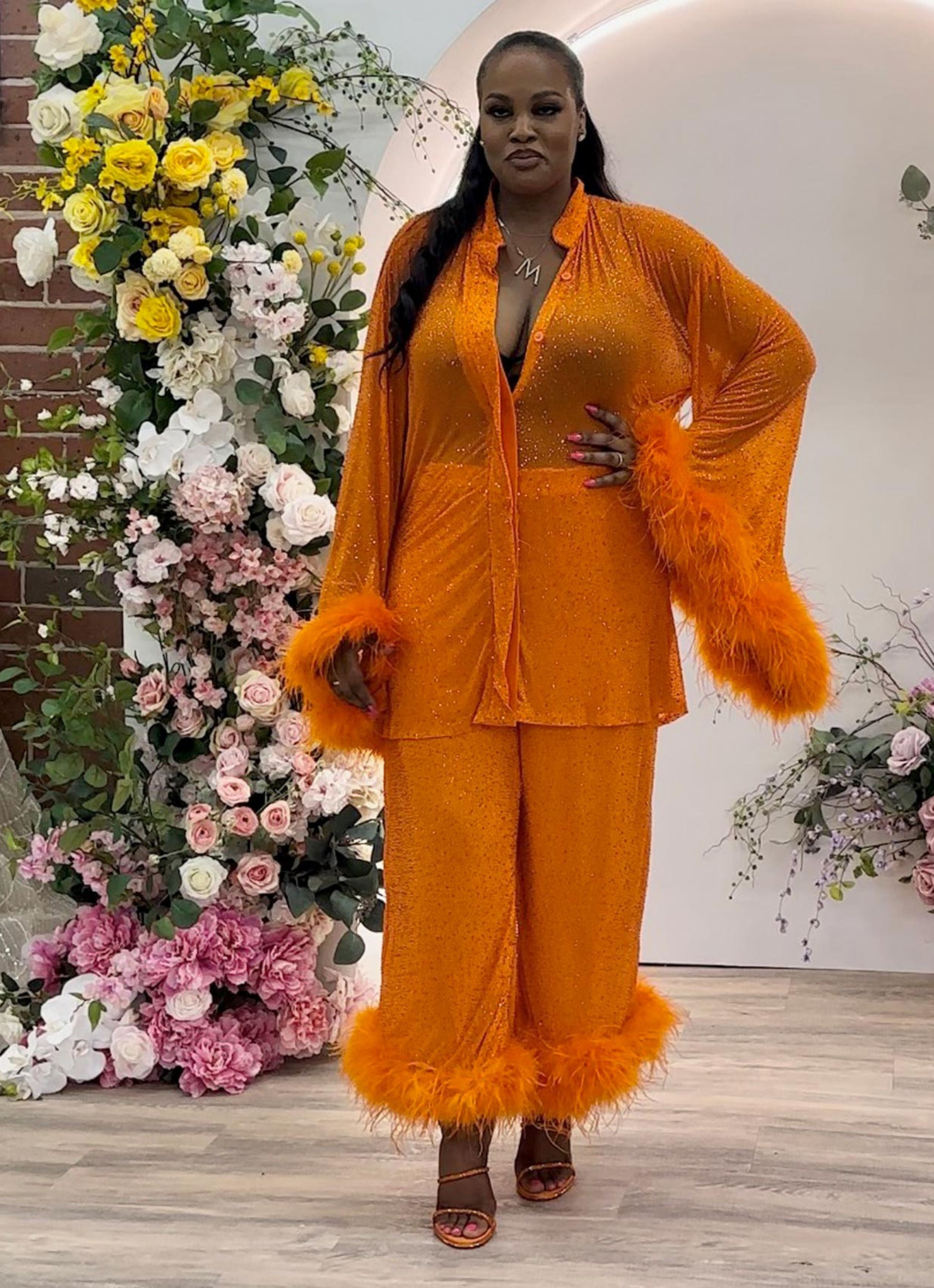 DISCO DOUBLE FEATHER SET