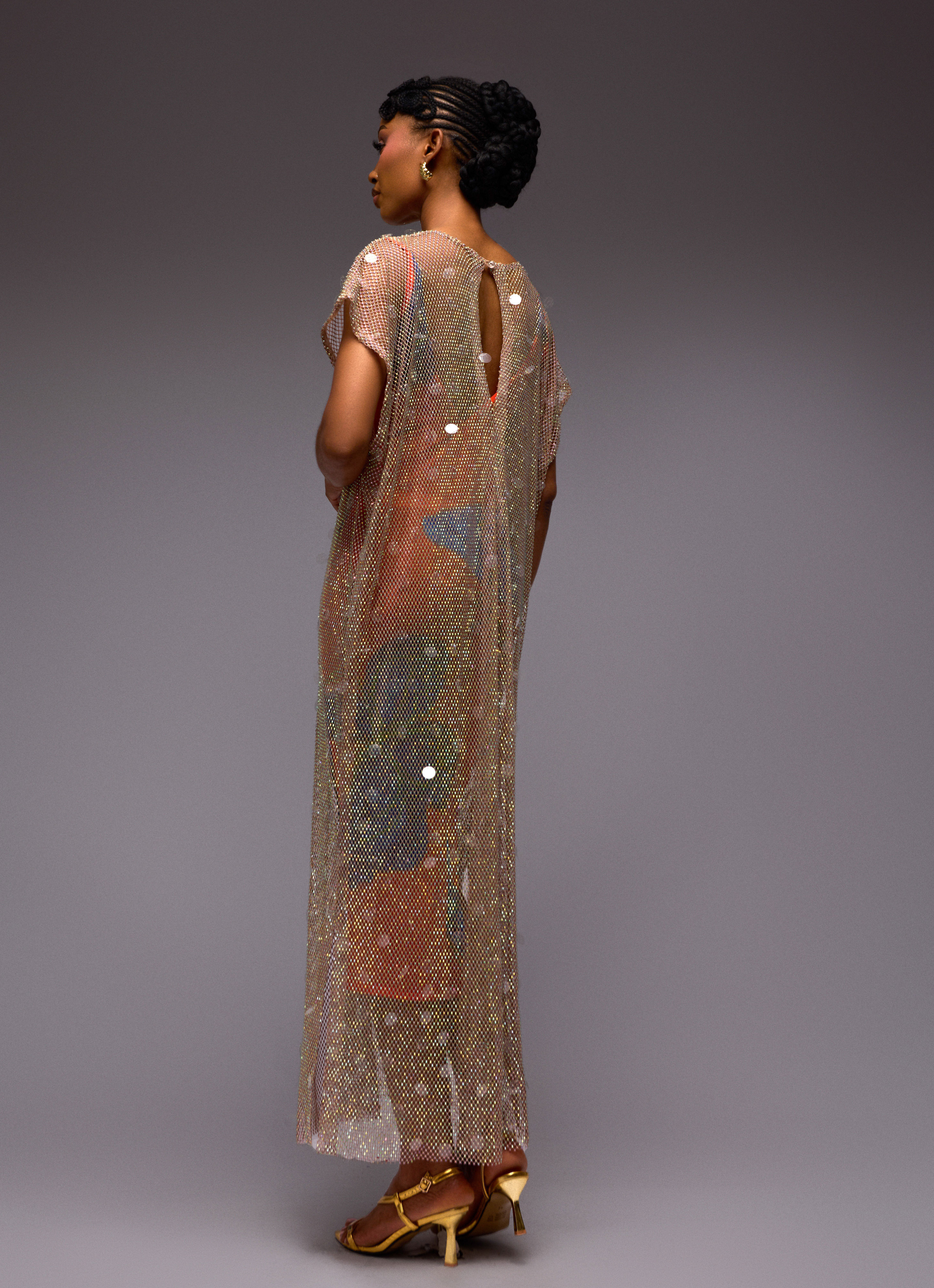 FLAME SEQUIN DRESS