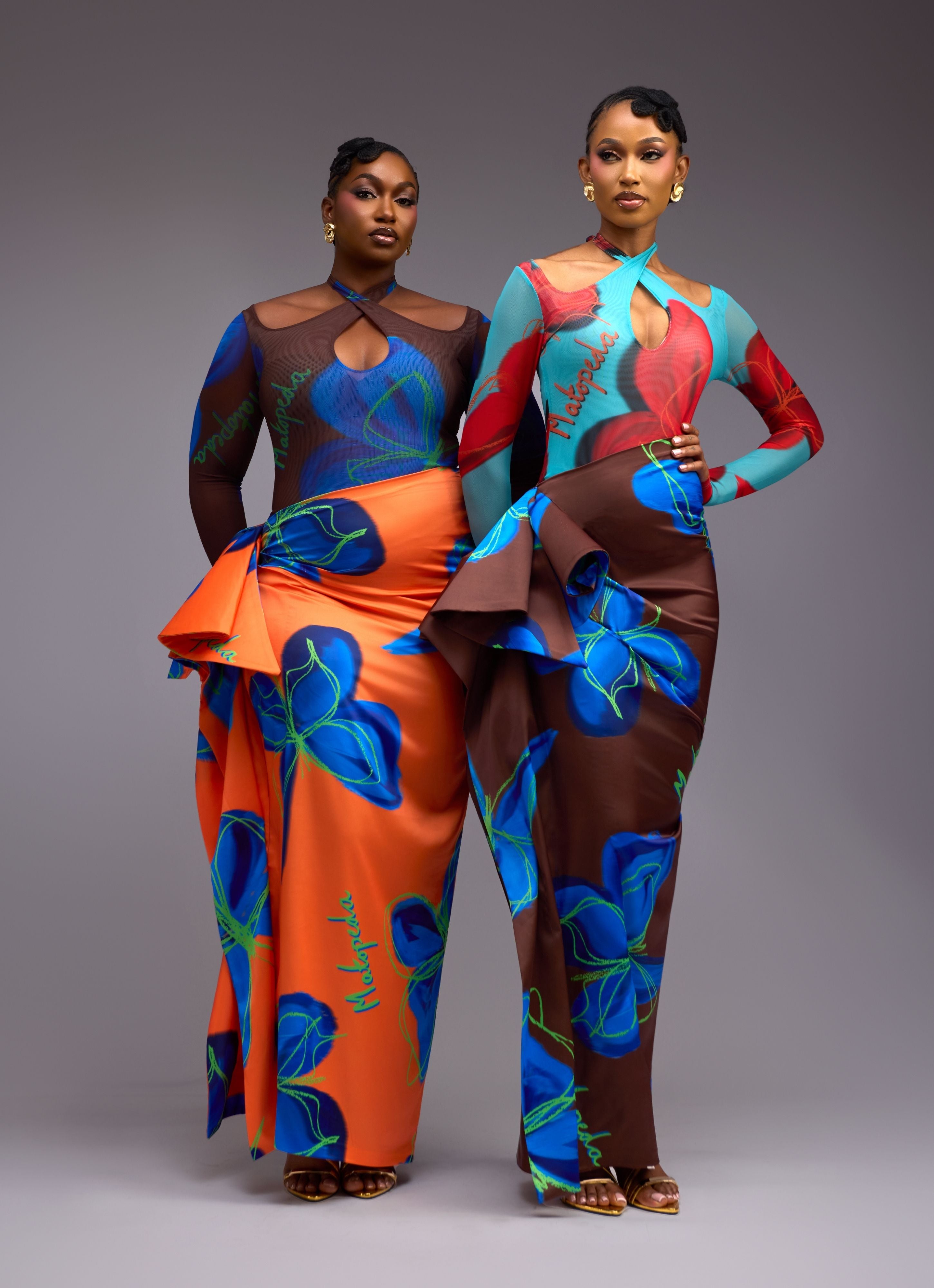 THE BUTTERFLY SET - BLUE/BROWN