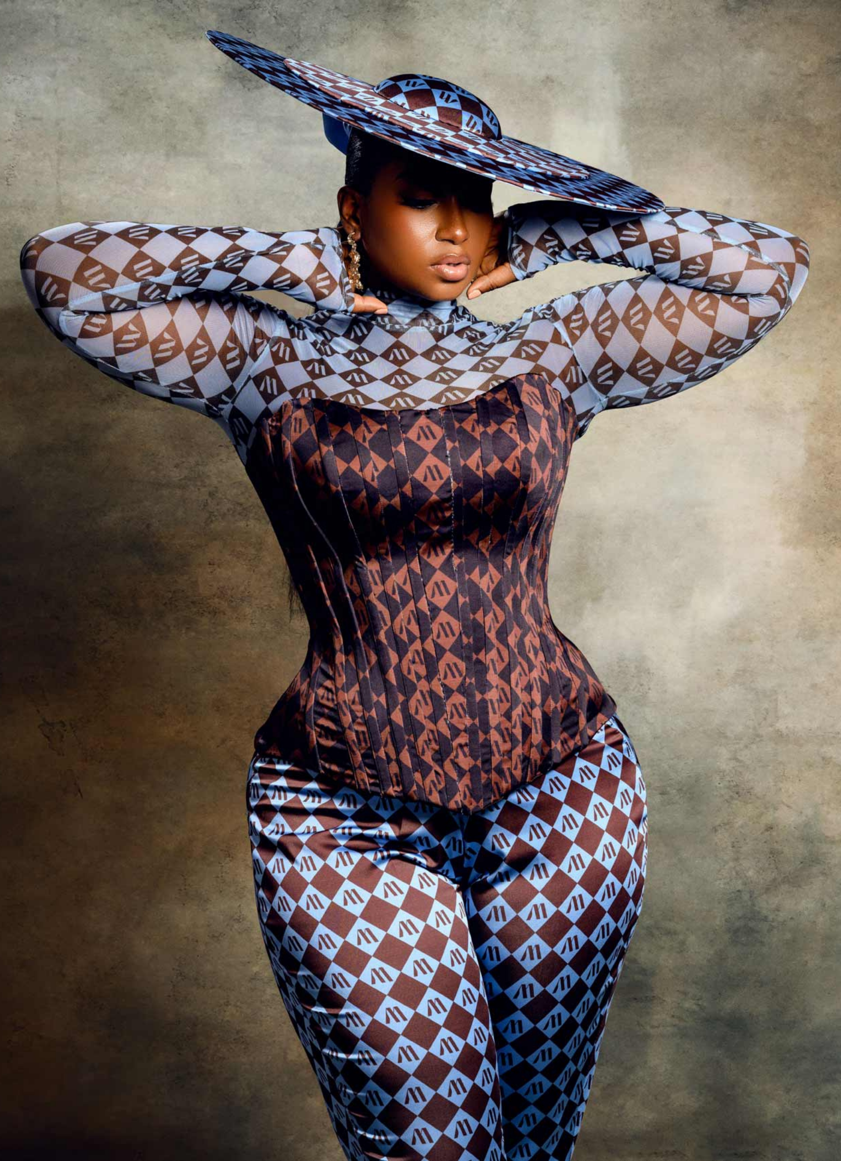 THE M CORSET - BROWN