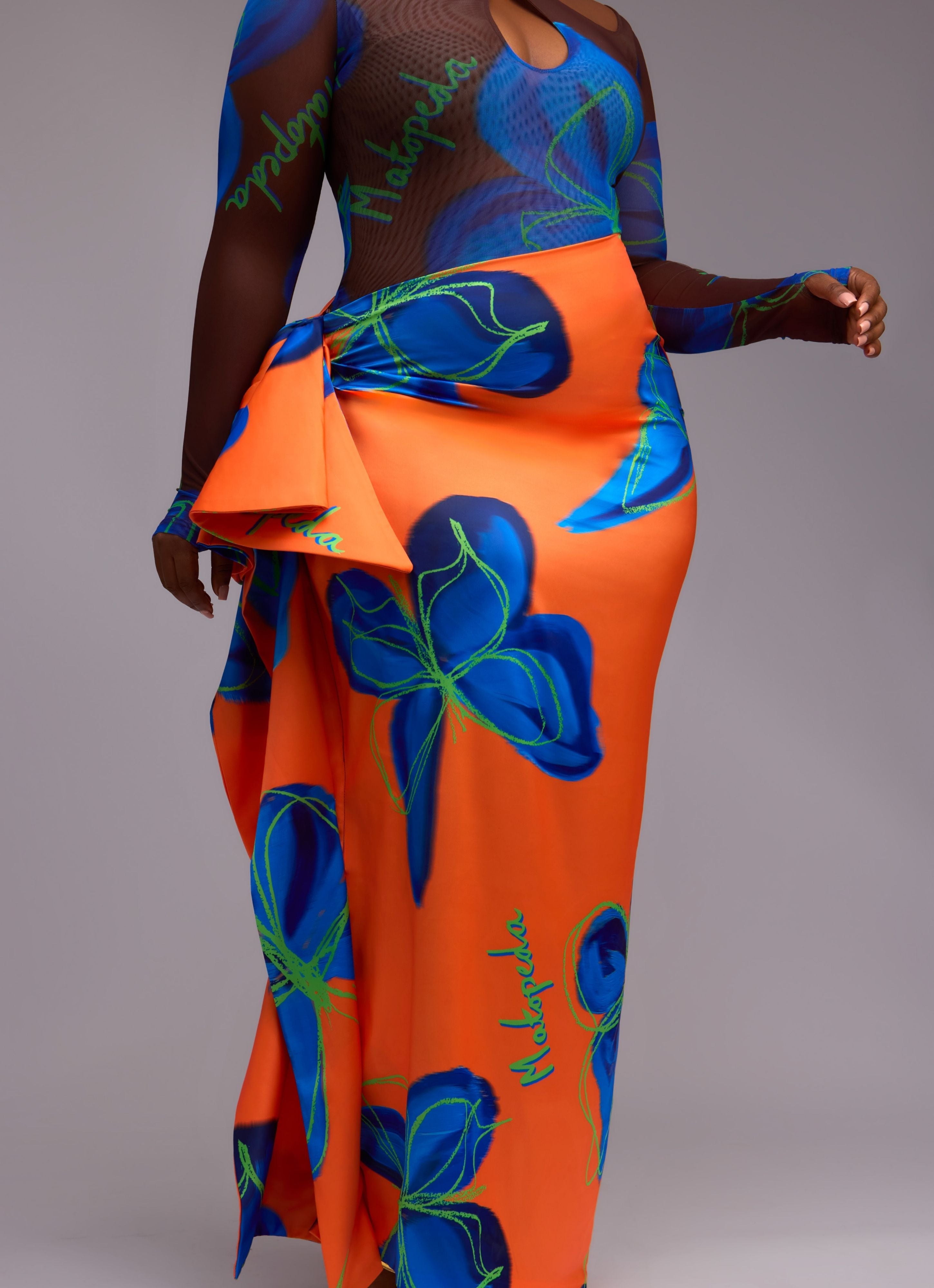 THE BUTTERFLY SET -  BROWN/ORANGE