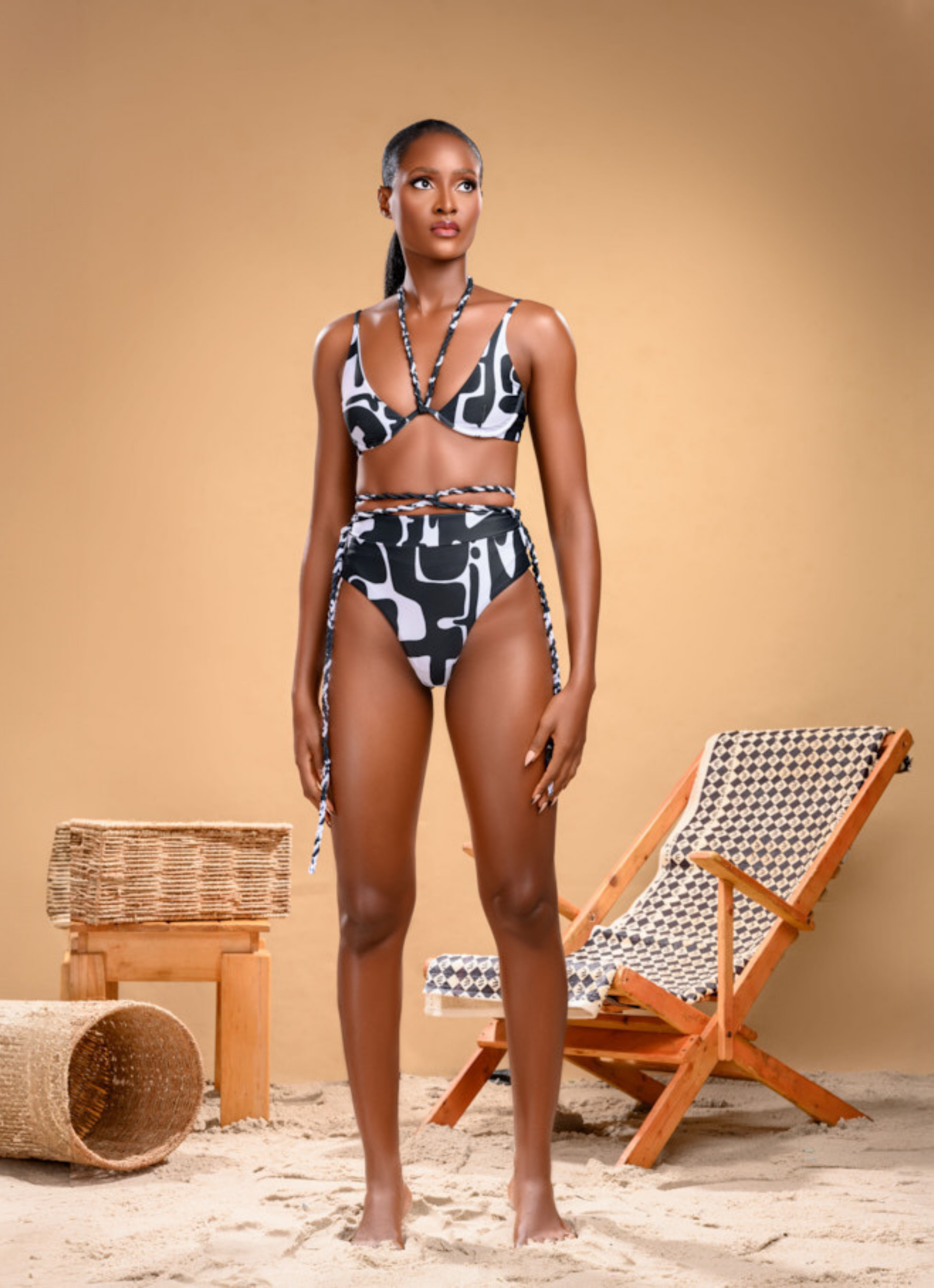 MATOPEDA JIGSAW BIKINI - BLACK
